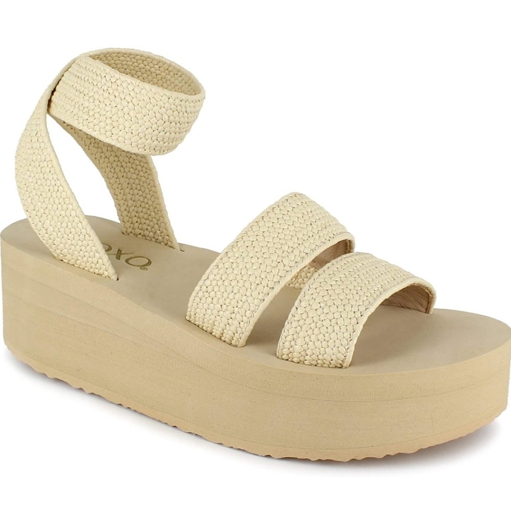 BNIB XOXO Women's Bill Flat Sandal
